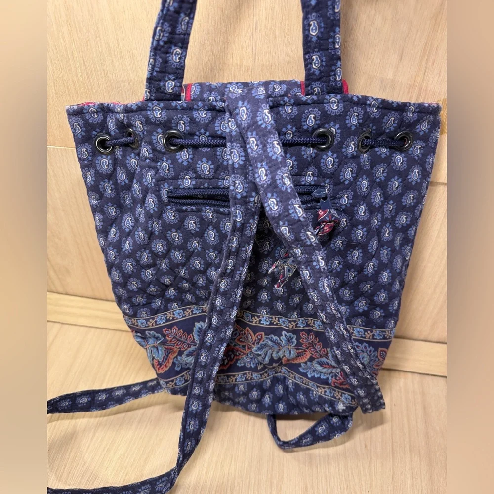 Vera Bradley Vintage Mimi Backpack Blue